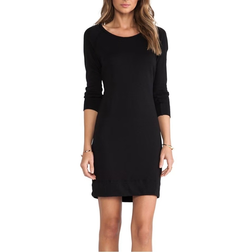 JAMES PERSE Heathered Raglan Sweatshirt Dress Size 3